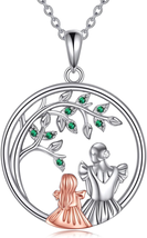 Gifts for Mother Daughter Necklace S925 Sterling Silver Jewelry, Mom and Daughte - £46.15 GBP