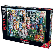 Anatolian Cat Family Reunion Jigsaw Puzzle 1000pcs - £39.95 GBP