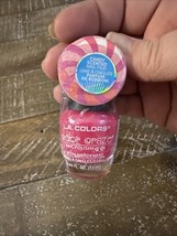 L.A. Colors Color Craze Nail Polish With Nail File Candy Pink - $7.80