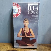 Jane Fonda&#39;s Yoga Exercise Workout, VHS 1993, A Vision Ent., used - £7.82 GBP