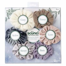 Scunci Original Scrunchie Hair Elastics Style Box, 6 Count - £9.33 GBP