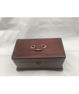 Georgian Furnishing Lined Hinged Lidded Letter Jewelry Trinket Box - £143.88 GBP