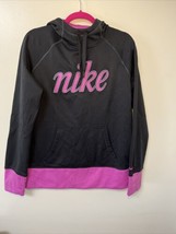 Nike Therma-Fit Fleece Lined Athletic Sporty Women&#39;s Hoodie Size Large - £16.55 GBP