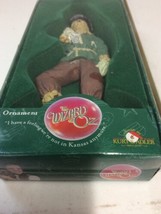 NEW Kurt Adler Wizard of Oz Hand-Painted 5&quot; Stone Resin Ornament Scarecrow - $18.95