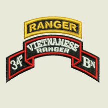 34 Vietnamese RANGER Battalion BN w/optional Ranger tab EMBROIDERED POLO SHIRT - £23.94 GBP