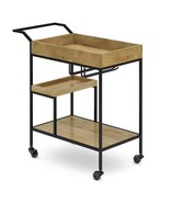 Barnes 29&quot; Natural Wood Bar Cart - $6,263.80 MXN