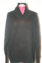 Koman Large (L) Cotton Ladies Black Sweater - $14.80