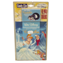 VINTAGE 1998 DISNEY CENDRILLON CINDERELLA FRENCH CASSETTE + BOOK NEW SEALED - $28.50