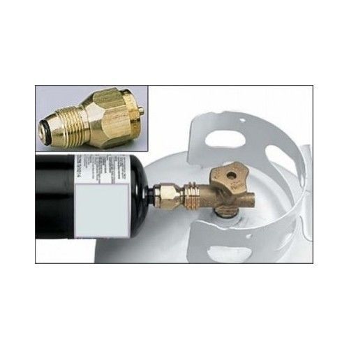 Propane One Pound Tank Refill Adapter Brass Propane Gas Camping BBQ Grill - £19.53 GBP