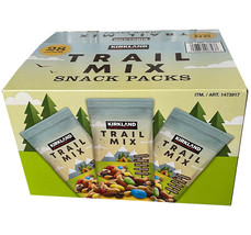 NEW   Kirkland TRAIL MIX snack packs (28 packs)  - $30.23