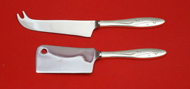 Awakening by Towle Sterling Silver Cheese Server Serving Set 2pc HHWS  Custom - £77.82 GBP