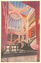Palacio de Bellas Artes Teatro Nacional Mexico, Grand Central Hall, vtg postcard - £7.98 GBP