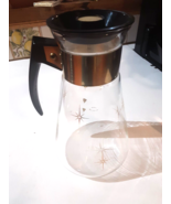 Vintage MCM Pyrex Corning 1960s Atomic Starburst 6 Cup Coffee Pot Carafe... - £27.14 GBP