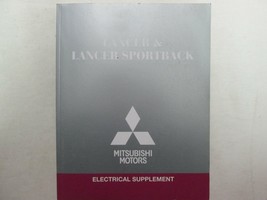 2017 Mitsubishi Lancer Lancer Sportback Electrical Supplement Manual OEM *** - $49.99