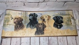 York Prepasted Wallpaper Border Labrador Bird Dog Hunting Man Cave - $12.19