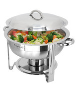 MegaChef 3.7 Quart Round Stainless Steel Professional Chafing Dish/Food ... - €62,94 EUR