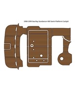 1998-1999 Sea Ray Sundancer 400 Swim Platform Cockpit Pad Boat EVA Teak ... - $31,357.38 MXN