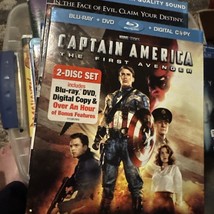 Captain America: The First Avenger (Blu-ray/DVD, 2011, 2-Disc Set) - $6.88