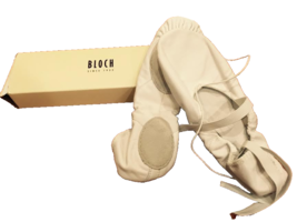 Bloch SO203L Prolite White Leather Hybrid Ballet Shoes 2B, New (Runs large) - $14.24