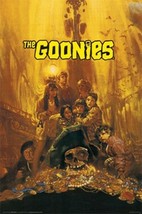 The Goonies Poster Cast With Treasure - $8.96