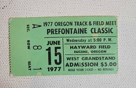 Vintage 1970s Steve Prefontaine Classic Ticket Stub Oregon Hayward Field 1977  - £65.49 GBP