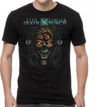 New Five Finger Death Punch Iron Skull Licensed Concert Band T Shirt - £19.61 GBP+