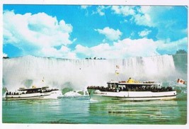 Ontario Postcard Niagara Falls From Maid Of The Mist American Falls - £1.56 GBP