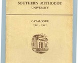 Bulletin of Southern Methodist University Class Catalogue 1941-42 Dallas... - £22.07 GBP