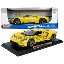 Maisto Special Edition 1:18 Scale Die Cast Car Yellow Sports Coupe 2017 ... - £39.84 GBP
