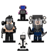 4pcs Skibidi Toilet TV Man SWAT Berserker Skibidi Mutant Minifigures Toys - $430.96 MXN