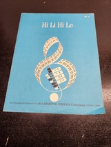 Hi Li Hi Lo Sheet Music for Organ Hammond Organ Company - £6.58 GBP
