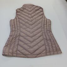 32 Degrees Heat Women's Beige Lightweight Puffer Full Zip Vest Size Small  image 2