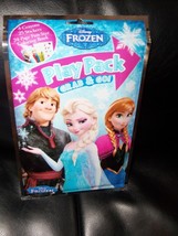 Disney Frozen Play Pack Grab &amp; Go Color Book, Crayons/Stickers NEW - £8.15 GBP