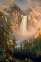 Yellowstone Falls by Albert Bierstadt available as Giclee Art Print + Ships Free - £30.68 GBP+