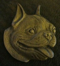 Boston Terrier Rawcliffe pewter magnet 1.5&quot; x 2&quot; - $15.00
