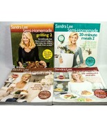 4 Sandra Lee Cookbooks Semi-Homemade 20-Minute Meals Grilling 2 Cooking ... - £9.58 GBP