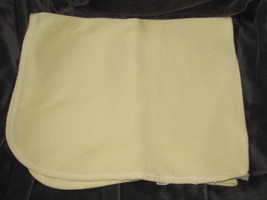 Baby Morgan Yellow Thermal Waffle Cotton Baby Blanket - £21.01 GBP