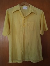 000 Vintage Arrow The Masters Yellow XL Big Polo Shirt - £7.85 GBP