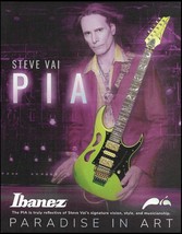 Steve Vai Signature Ibanez PIA JEM electric guitar advertisement 2019 ad print - £3.38 GBP