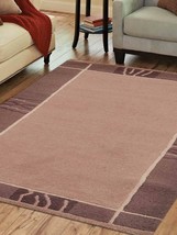 Glitzy Rugs UBST00206K0023A16 8 x 11 ft. Hand Knotted Tibbati Wool Contemporary  - £500.43 GBP