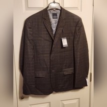 Daniel Hechter Paris NWT men 46R dark plaid Sport jacket - £30.93 GBP