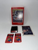 Intellivision Lock N Chase  Game, Manual, 2 Overlays - Mattel Electronics - 1982 - £11.05 GBP