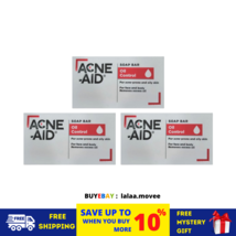 3X ACNE-AID Face and Body Soap Bar Oil Control For Acne Prone and Oily Skin 100g - £29.97 GBP