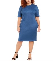 New Anne Klein Blue Career Sheath Midi Dress Size 22 W Women $139 - £69.05 GBP