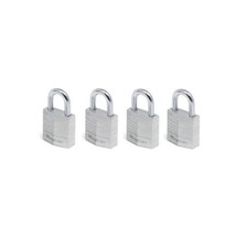 Master Lock 9120EURQNOP 20mm Aluminium Padlocks Four Pack Keyed Alike  - $24.00