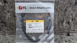 FS 2m (7ft) 1G SFP Passive Direct Attach Copper Twinax Cable for FS Swit... - $11.99