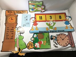 1979 DISNEY Vintage Let&#39;s Learn To Tell Time Bulletin Board Teacher Educ... - £5.46 GBP