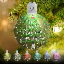 Shih Tzu Dog Christmas Tree LED Acrylic Ornament, Dog Lovers Gift Lighted Xmas T - £11.77 GBP