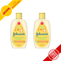 Johnson's Baby Lemon Fresh Cologne for Clean & Fresh Baby Skin 2 PCS 100ml each - $36.11