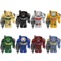 8Pcs Space Marine Minifigures Raven Guard White Scars Salamanders Mini B... - $36.30 CAD